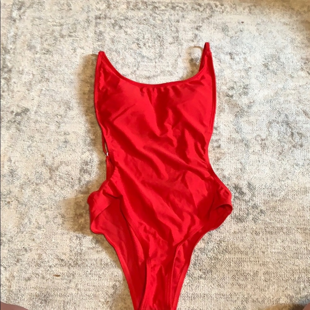 SunnyCo Red Swimsuit